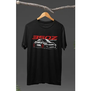 Fuddy Moda  Nissan 350Z Fairlady Baskılı T-Shirt, Araba Yarış Temalı Baskılı Tişört