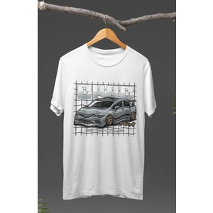 Fuddy Moda  Honda Civic Fd2 Power Baskılı T-Shirt, Araba Yarış Temalı Tişört