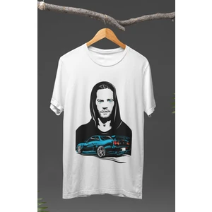 Fuddy Moda  Paul Walker Baskılı T-Shirt, Hızlı ve Öfkeli Baskılı Tişört