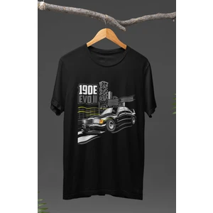 Fuddy Moda 190E Evo 2 Baskılı T-Shirt, Araba Yarış Temalı Baskılı Tişört