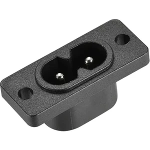 BK Teknoloji 2 Pin C8 Erkek Fiş Güç Soket Konnektörü Vidalı Montaj Adaptörü