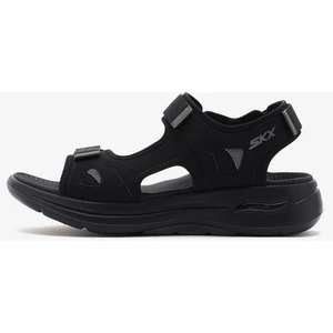 Go Walk Arch Fit Sandal - Missi Erkek Siyah Sandalet 229064 Blk