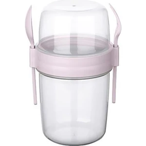 Markam Ek Kaşık Çatallı Meyveli Yoğurt Müsli Kabı 1100 ml