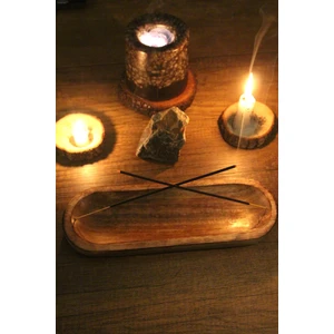 Oval Kenarlı Geniş Kayık Tütsülük