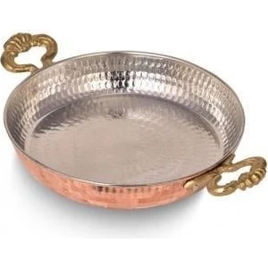 Turna Bakır Acemli Tava 7 No 27 cm Makine Dövme Kırmızı TURNA7563-1
