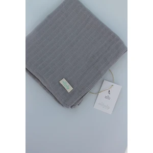 Pamuk Müslin Örtü Gri (75X85 Cm)