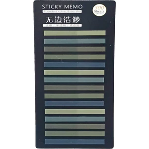 Sibga Tasarım Ince Şerit Şeffaf Renkli Postit Kitap Ayracı Ayraç Postit Sticker 300 Yaprak