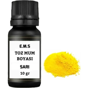 Sarı Toz Mum Boyası 10 Gr.