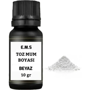 Beyaz Toz Mum Boyası 10 gr
