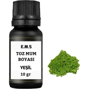 Yeşil Toz Mum Boyası 10 gr.