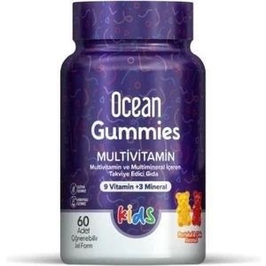 Ocean Gummies Kids Multivitamin 60 Çiğnenebilir Jel Form