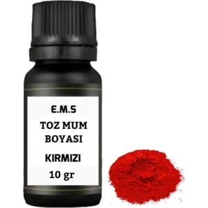 Kırmızı Toz Mum Boyası 10 gr.