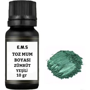 Toz Mum Boyası Zümrüt Yeşil 10 Gr.