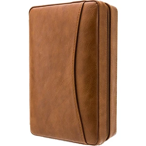 Deri Seyahat Puro Taşıma Kutusu Çakmak Kesici Set Kahve