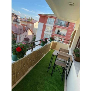 60CM.X5M. Bambu Hasır Balkon Çiti Bahçe Çiti Bahçe Dekorasyon