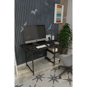 Dekoratif Çalışma Masası 2 Raf'lı 60X120