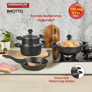 Motto Prime 7 Parça Döküm Tencere Seti