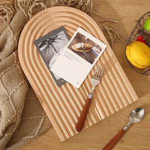 Bambu Sunum Tahtası- Kesme Tahtası- Dekoratif Tahta 32 Cm X 24 Cm