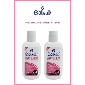 Gülşah asetonsuz Oje Temizleyici 125 ml X2