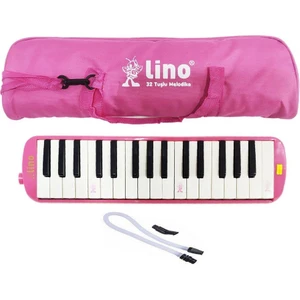 Melodika 32 Tuşlu Bez Çanta Pembe
