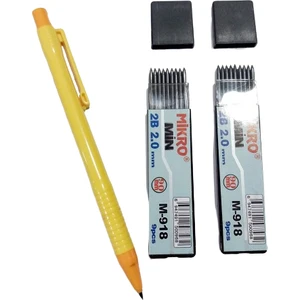 2.0 mm Kalın Uçlu Versatil Kalem 1 Adet ve 2.0 mm Kalın Uç Siyah 2 Paket