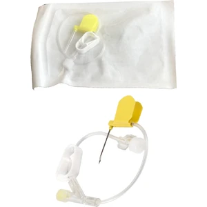 FSM Medikal Kemoterapi Port Iğnesi Huber Iğne 20G x 20 mm Port Kateter Iğnesi