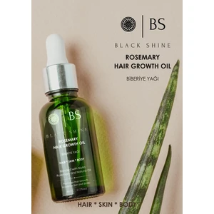 Black Shine Vegan Saç Bakım Yağı 50 ml Biotin ve Biberiye Özlü Dökülme Karşıtı Gün Aşırı Kullanım