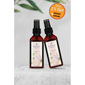 Botanıca Comfort Yavaş Uzayan ve Yıpranmış Saçlara Özel Argan Bakım Yağı 100 ml ( 2 Li  Set)