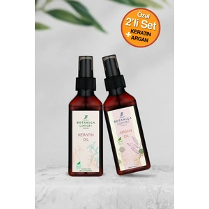 Botanica Comfort Yıpranmış Saçlar Için Onarıcı Bakım Seti ( Argan Yağ 100 ml + Keratin Yağ 100 Ml)