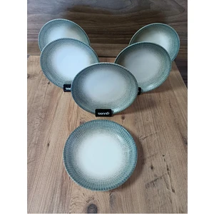 Porselen Sway Serisi  6 Lı 20 cm Çukur  Yemek Tabağı