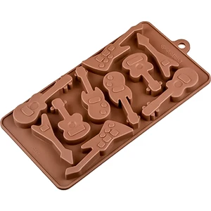 Gitar Silikon Çikolata Kalıbı