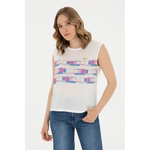 U.S. Polo Assn. Kadın Koyu Mavi Tişört 50281809-VR032