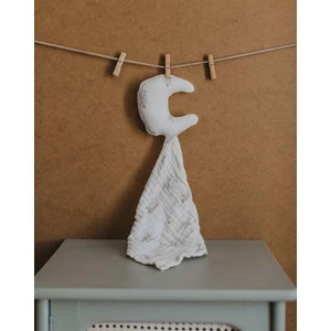 Babybek Collection Babybek Beyaz Ördek Müslin Uyku Arkadaşı-Ay