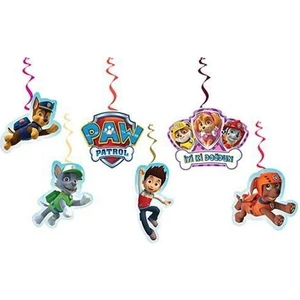 Parti Dükkanım Paw Patrol Asmalı Tavan Süsü (6 Adet)