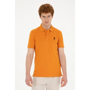 U.S. Polo Assn. Erkek Kiremit Basic Tişört 50279581-VR031