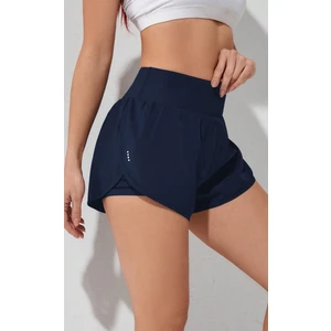 Ghassy Co. Kadın 2 In 1 Running Sports Athletic Gym Telefon Cepli Kısa Taytlı Şort