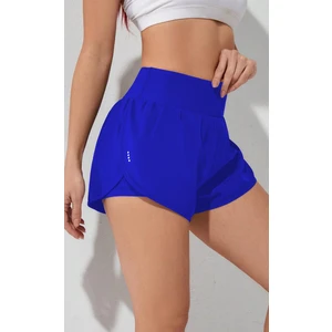Ghassy Co. Kadın 2 In 1 Running Sports Athletic Gym Telefon Cepli Kısa Taytlı Şort