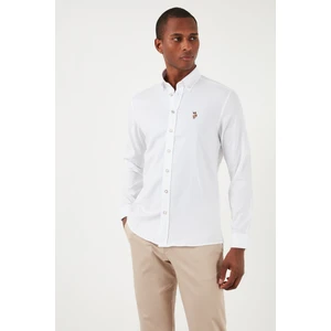 U.S. Polo Assn. Düğmeli Yaka Pamuk Slim Fit Gömlek Erkek Gömlek G081SZ0041826727