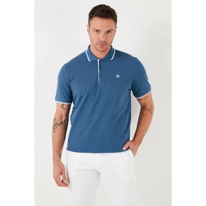 Pamuk Düğmeli Slim Fit Polo T Shirt Erkek Polo T Shirt 5902118
