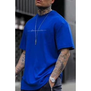Only Trendwear  Erkek Dreamer Baskılı Oversize Tshirt