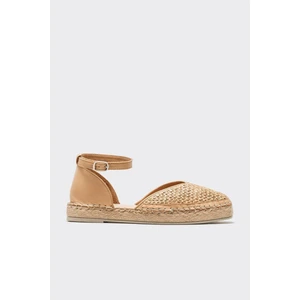 Naturel Deri Kadın Espadril