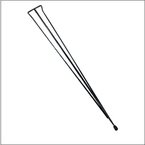 Grande Home Yıldız 4'lü Metal Firkete Ahşap Kütük Sehpa ve Masa Ayağı