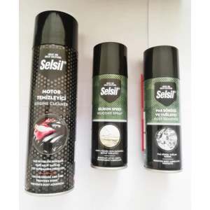 Motor Temizleme Spreyi 500 ml  / Pas Sökücü 200 ml / Silikon Sprey 200 ml