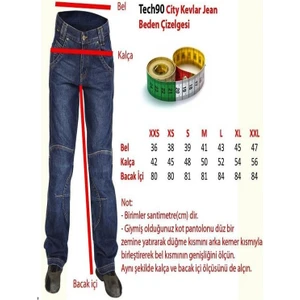 Cıty Kevlar Mavi Pantolon