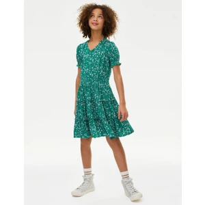 Marks & Spencer Kısa Kollu Mini Elbise (6-16 Yaş)