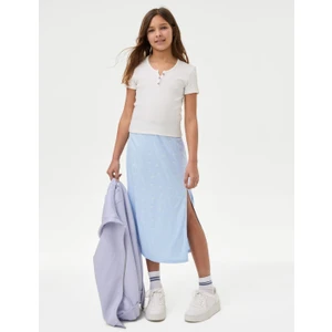 Marks & Spencer Çiçek Desenli Midi Etek (6-16 Yaş)