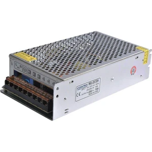 24V 10A Metal Kasa Adaptör Güvenlik Kamera Şerit LED - 240W - Akım Koruma Devreli