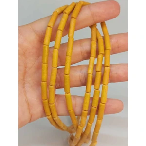 Yaşam Tohumu Jasper Taşı Silindir Kesim 4X12.5MM Dizi (49384)