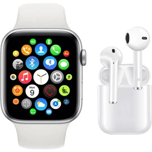 Heaven House Bluetooth  Kablosuz Kulaklık + Saat Hediyeli | Kulaklıklı Akıllı Saat | Akıllı Saat Ve Kulaklık | İphone Saat | Akıllı Saat Bayan