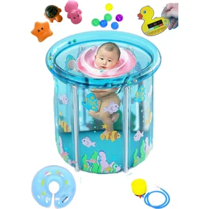 Slons Aksesuar Bebek Aktivite Havuzu Seti- Boyunluk, 80-70 Cm, Bebek Havuzu